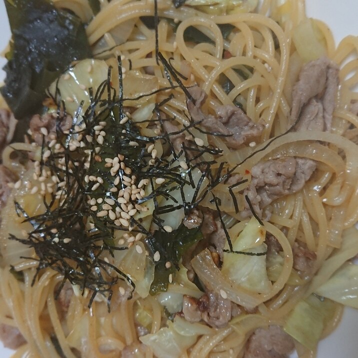 ゆず胡椒香る！和風パスタ☆